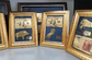 Картини със златни банкноти и животни 24 карата сувенири