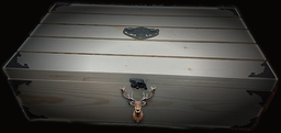 Hunting barbecue accessories as a gift in a gift case for hunters