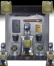 Подаръчна кутия с аксесоари за марков алкохол уиски в кутия
