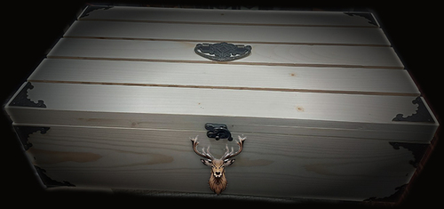 Hunting barbecue accessories as a gift in a gift case for hunters